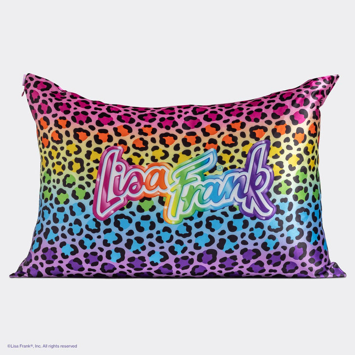 Lisa Frank Rainbow Leopard Satin Pillowcase
