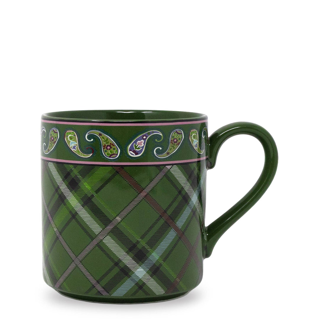 Ceramic Mug - Chelsea Green Plaid by Vera Bradley