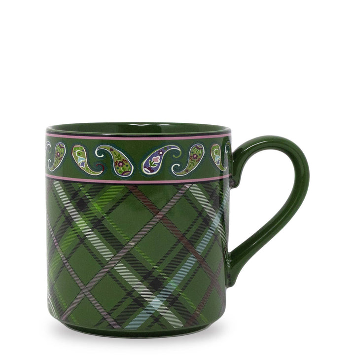 Ceramic Mug - Chelsea Green Plaid by Vera Bradley