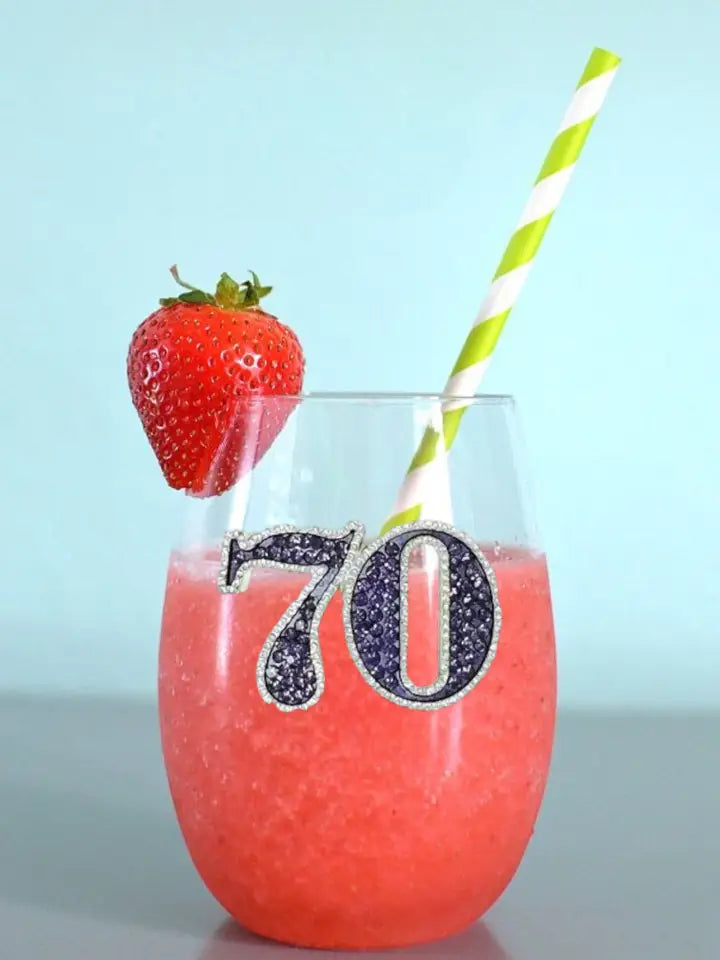 JUNE PREORDER: 70th Birthday Stemless by the Queens Jewels (Ships in 2-3 Weeks)