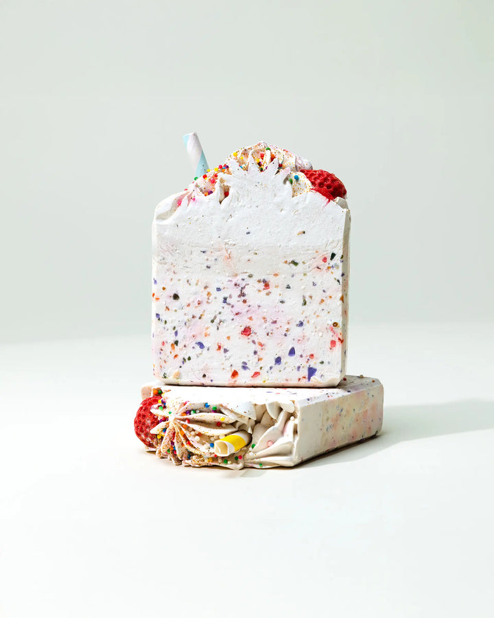 MORNING MEGA: Strawberry Milkshake Signature Soap By Grace Decor (Ships in 2-3 Weeks)