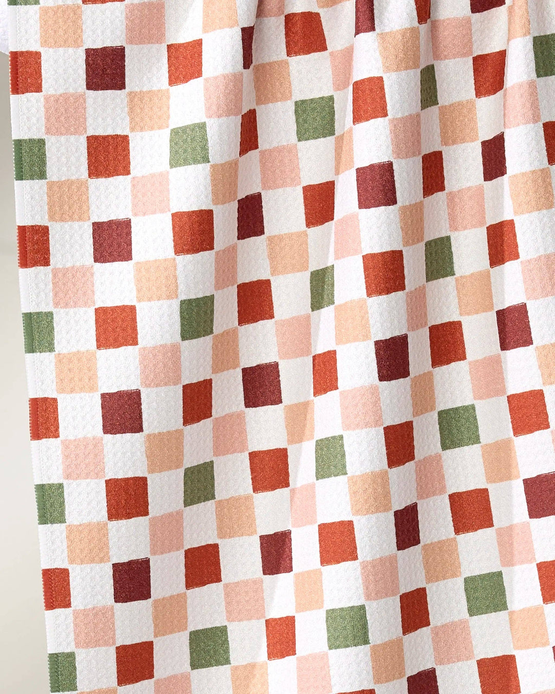 Cozy Check Tea Towel by Geometry