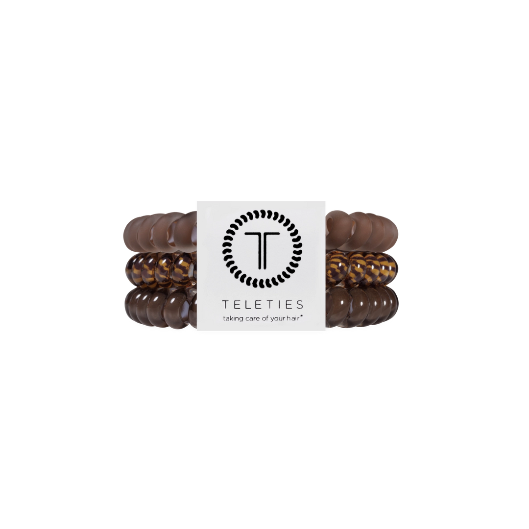 Teleties Hair Tie - Small Band Pack of 3 - Morning Brew