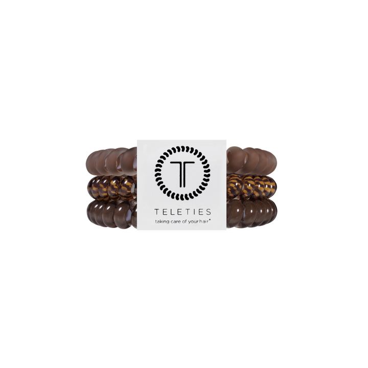 Teleties Hair Tie - Small Band Pack of 3 - Morning Brew