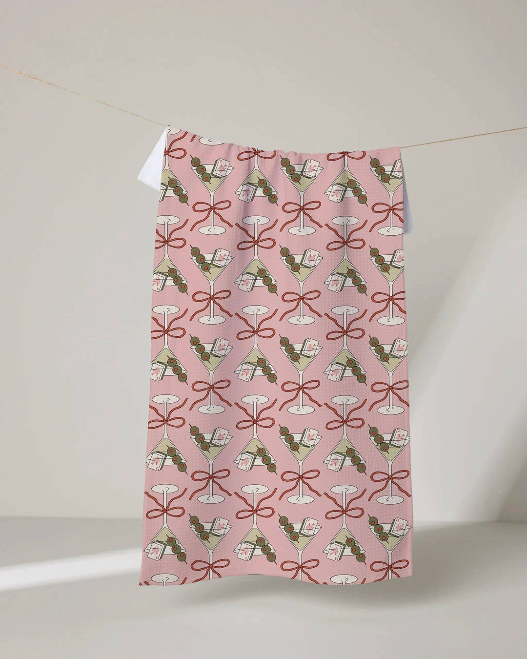 Flower-tinis Tea Towel by Geometry
