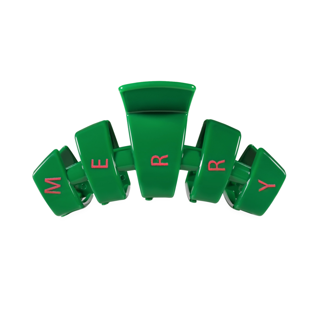 Medium Teleties Claw Clip - Merry Everything