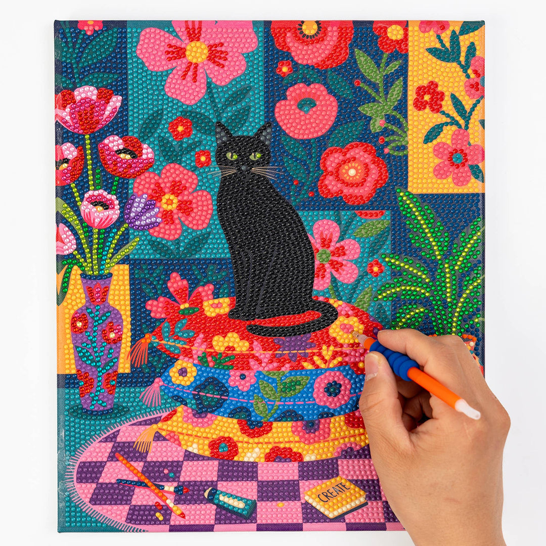 Diamond Art Painting Kit - Studio Cat
