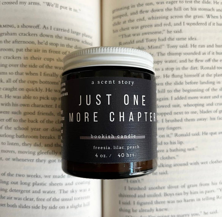 Bookish Candle - Just One More Chapter