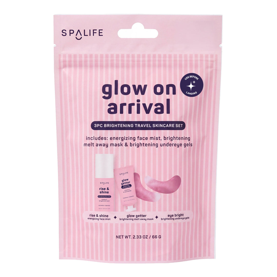 Glow On Arrival Brightening Travel Skincare Kit