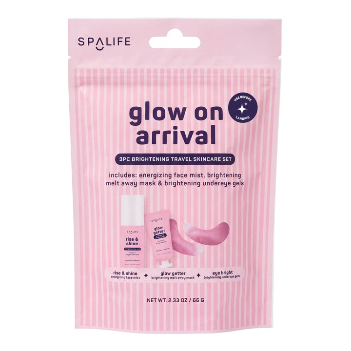Glow On Arrival Brightening Travel Skincare Kit