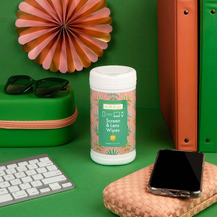 Screen & Lens Wipes Canister - Harbour Island by Well-Kept (Preorder: Ships in 2-3 Weeks)