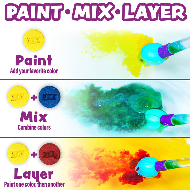 Bath Color Brush™ Bath Bomb Set by Tub Works