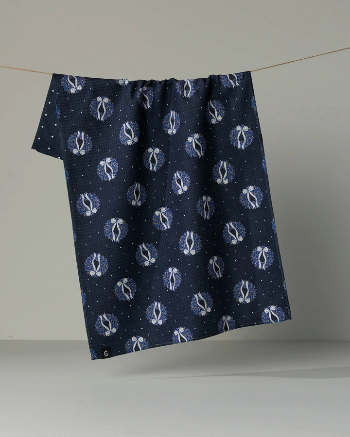 Quiet Skies Luxe Kitchen Towel by Geometry