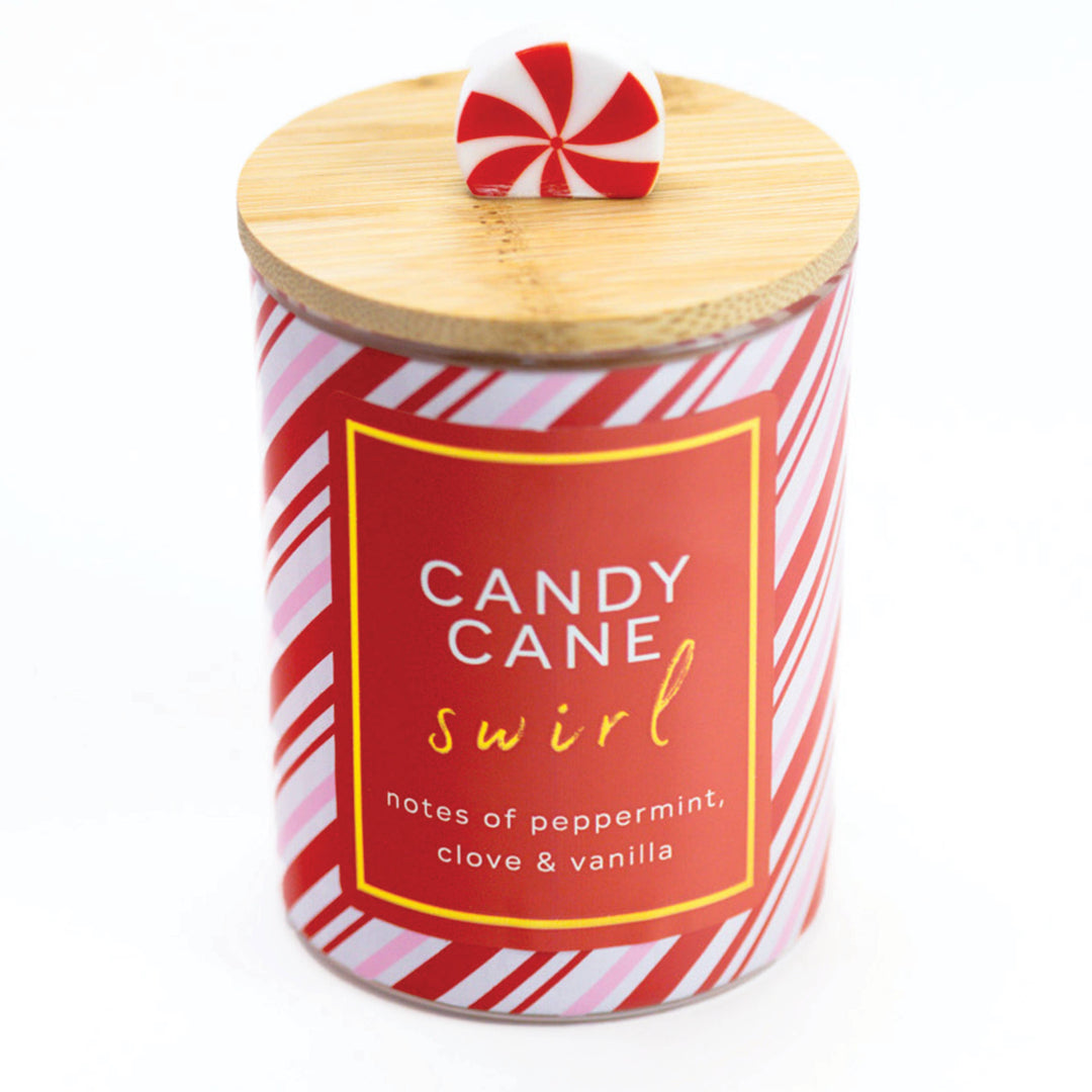 Candy Cane Swirl 10oz Candle