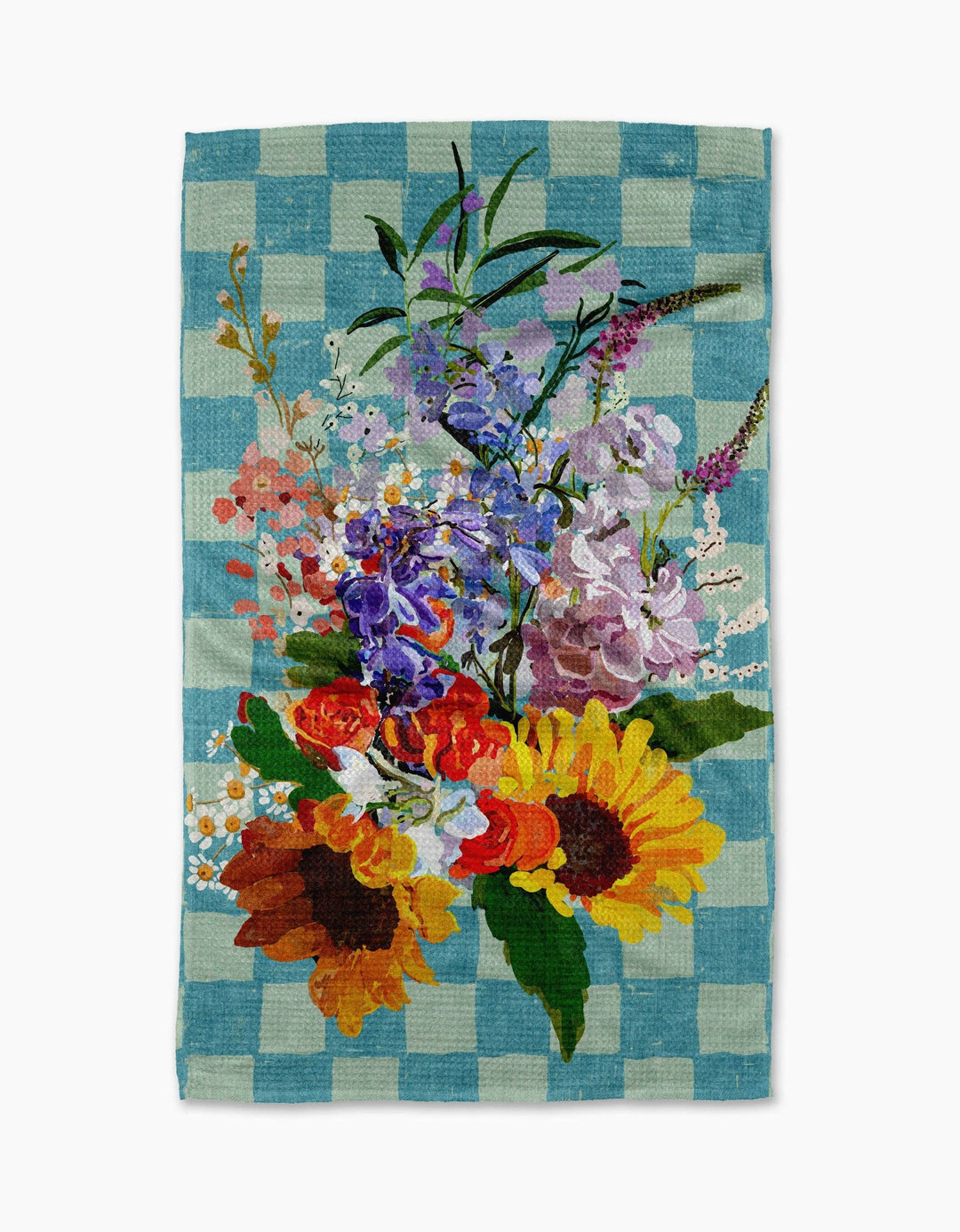 Flower Bouquet Tea Towel by Geometry