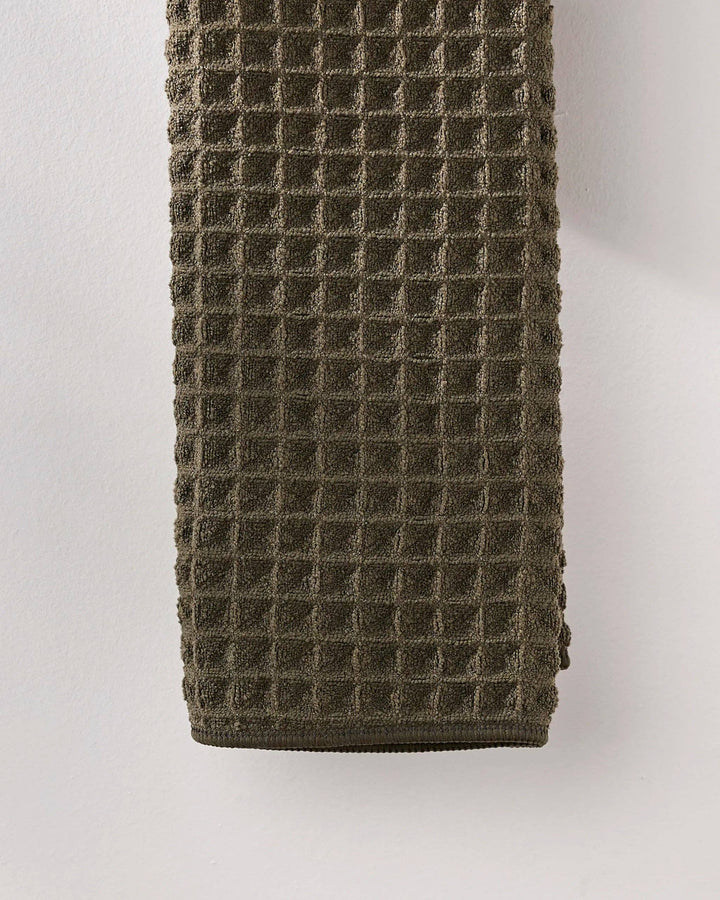 Forest Waffle Hand Towel by Geometry