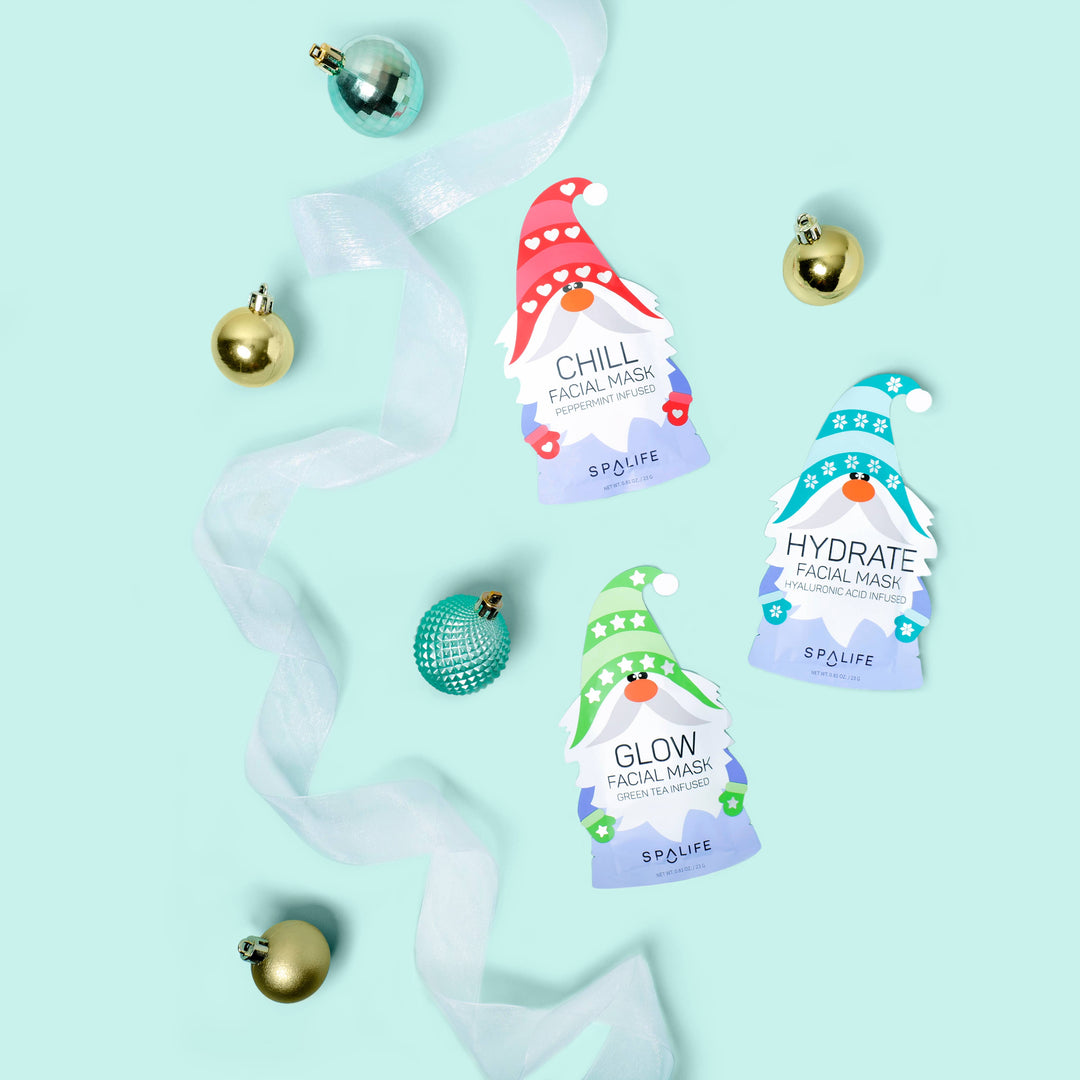 Christmas Gnomes Facial Mask