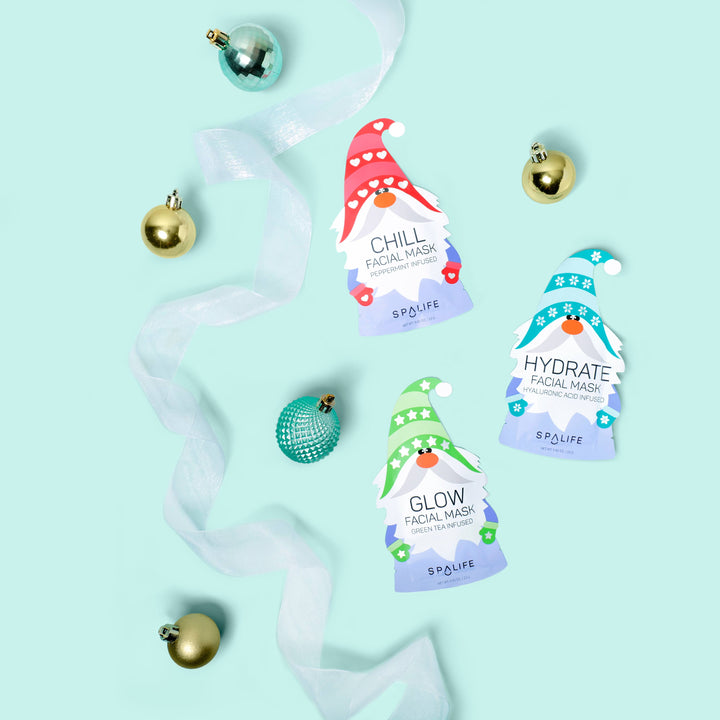 Christmas Gnomes Facial Mask