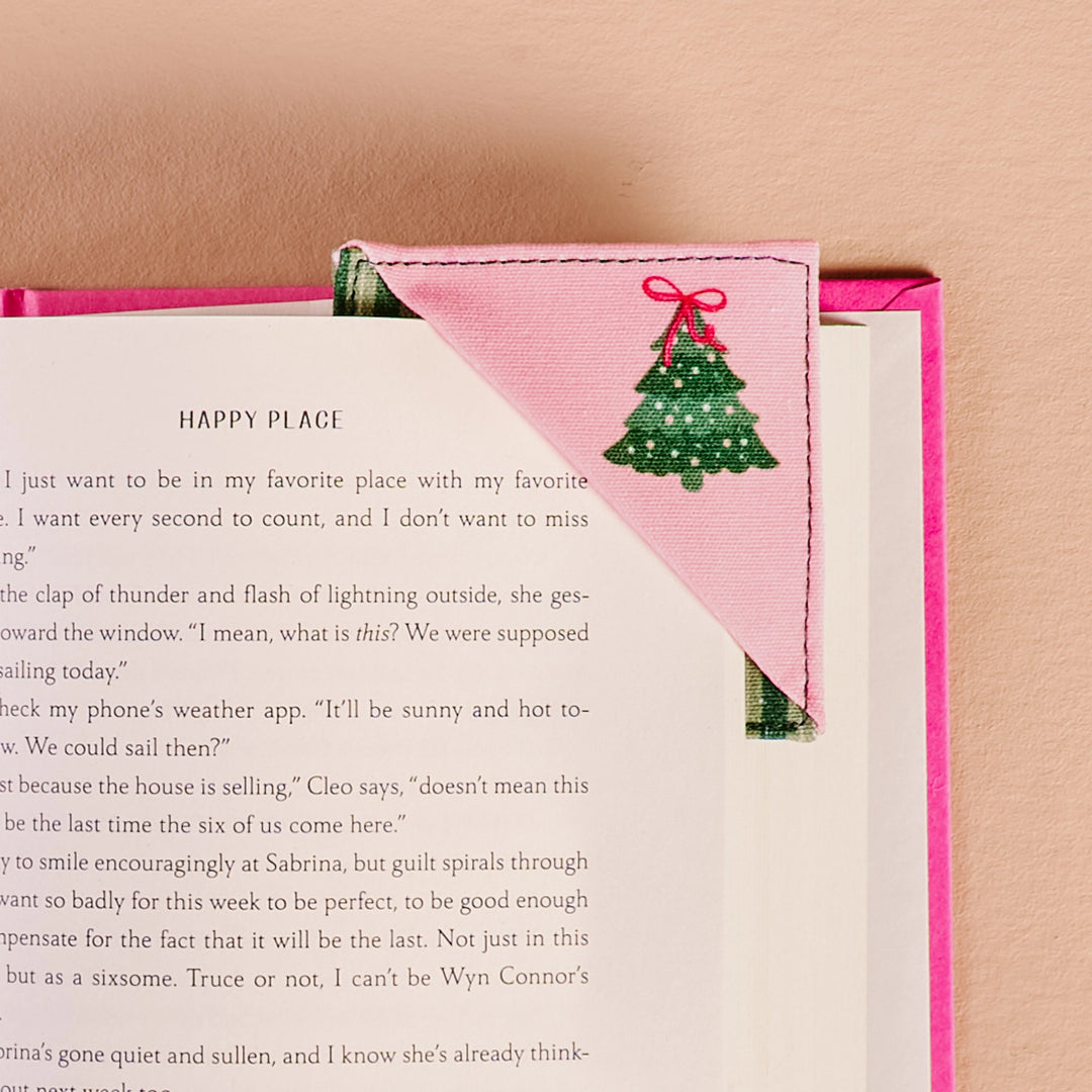 Corner Keeper Fabric Bookmark - Twinkling Tree by the Darling Effect