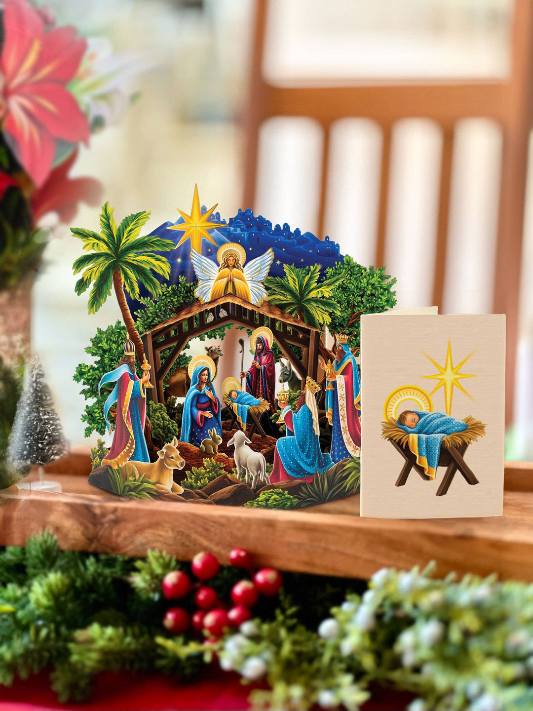 Mini Nativity Mini Pop-Up Greeting Card