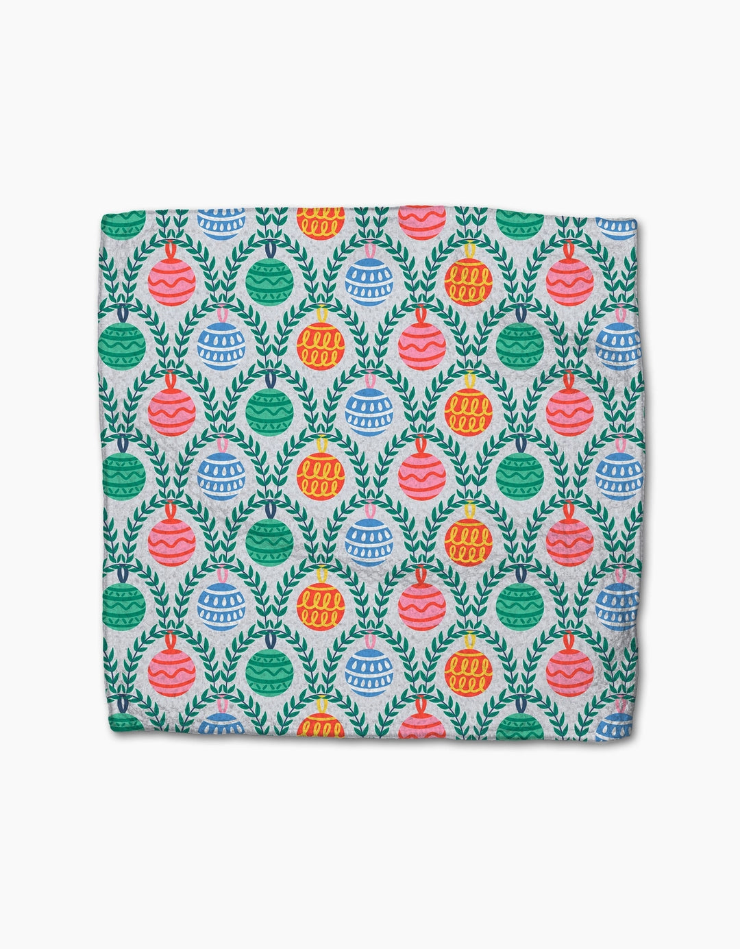 Christmas Ornaments Dishcloth Set By Geometry
