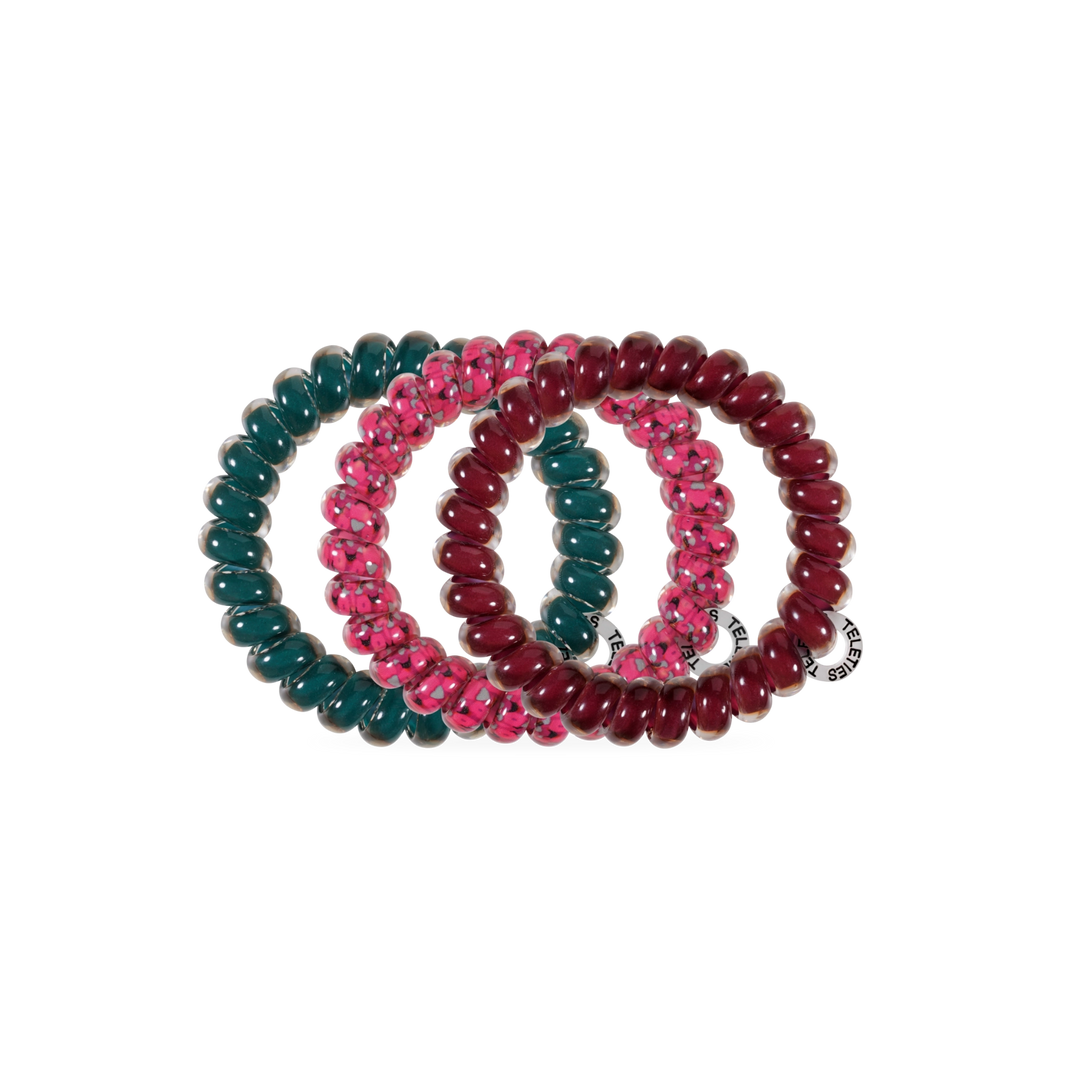 Teleties Hair Tie - Large Band Pack of 3 - Harvest Hues