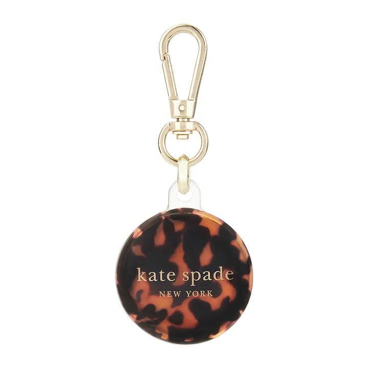 PREORDER: AirTag Keychain Case - Kate Spade Tortoise by Case-Mate (Ships in 2-3 Weeks)