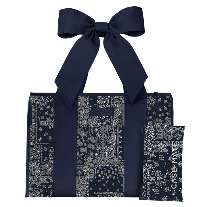 Jelly Tote &amp; Phone Pouch - Navy Bandana by Case-Mate