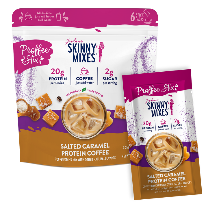 Proffee Stix Protein-Coffee Drink Mix 6 ct - Salted Caramel