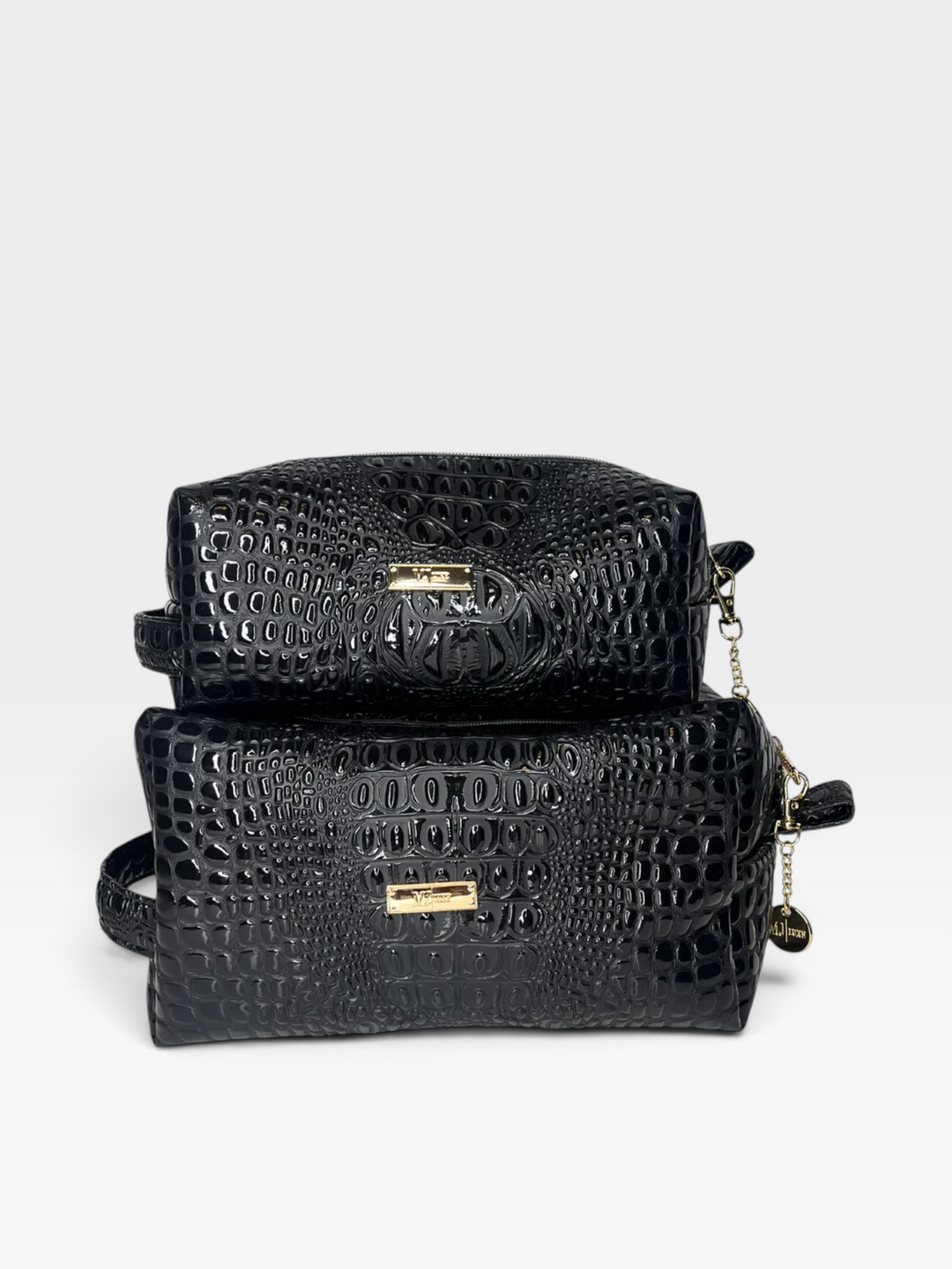 Bubble Gator Onyx Bobbie Bags by Makeup Junkie (Ships in 3-4 Weeks)