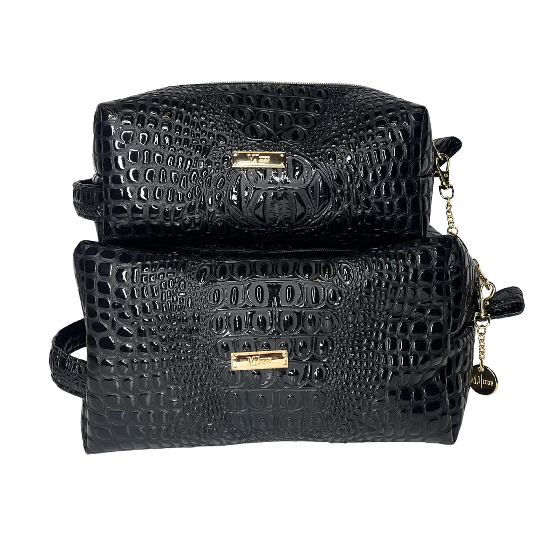 Bubble Gator Onyx Bobbie Bags by Makeup Junkie (Ships in 3-4 Weeks)