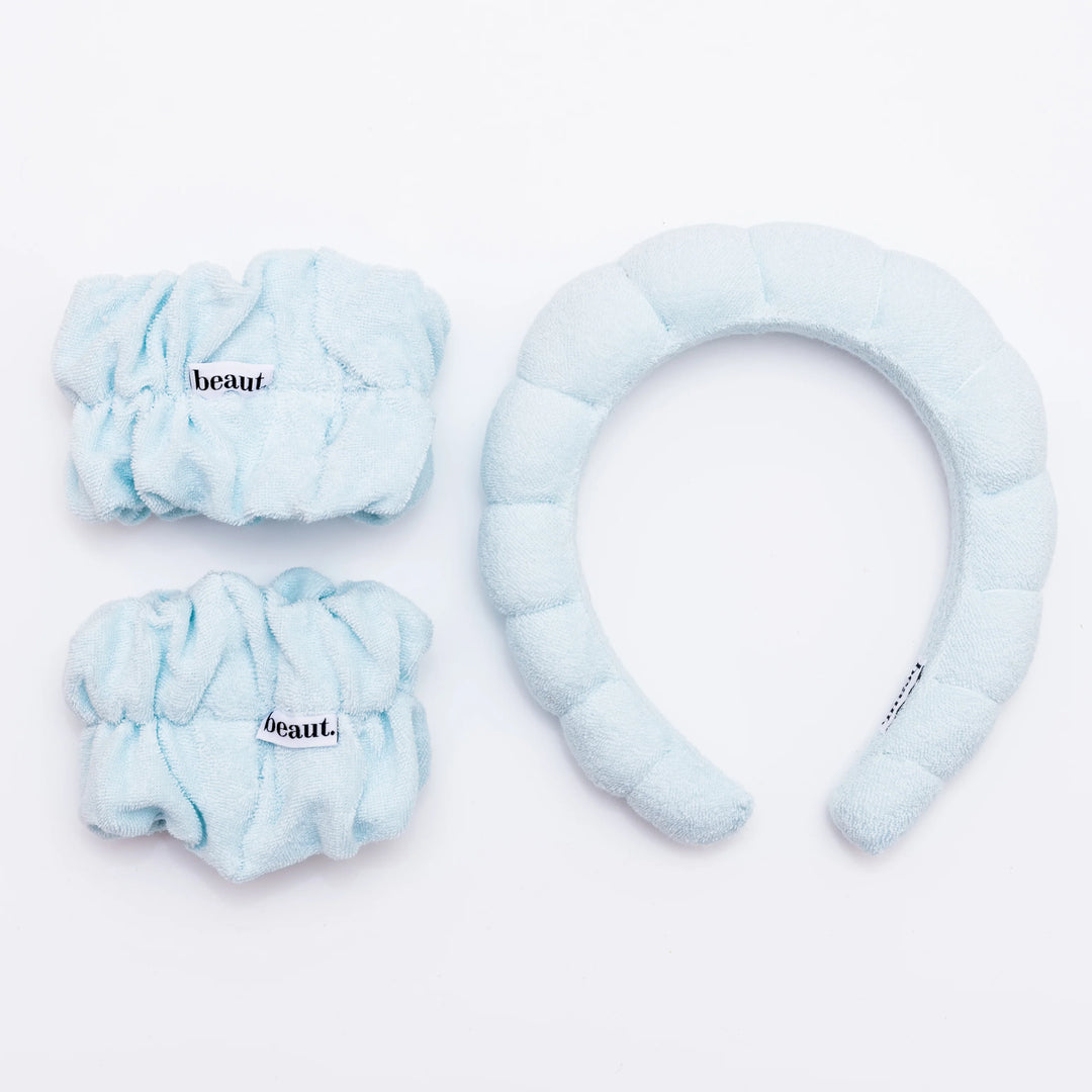 BEAUT BONANZA! bubble headband and wristband set (Ships in 2-3 Weeks)