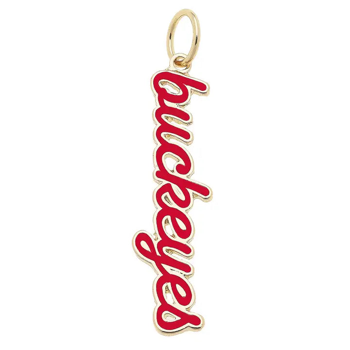 NCAA Enamel Script Charm By Canvas