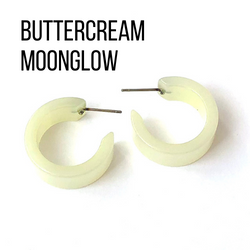 Moonglow Clara Hoop Earrings by Leetie Lovendale (Preorder: Ships in 2-3 Weeks)