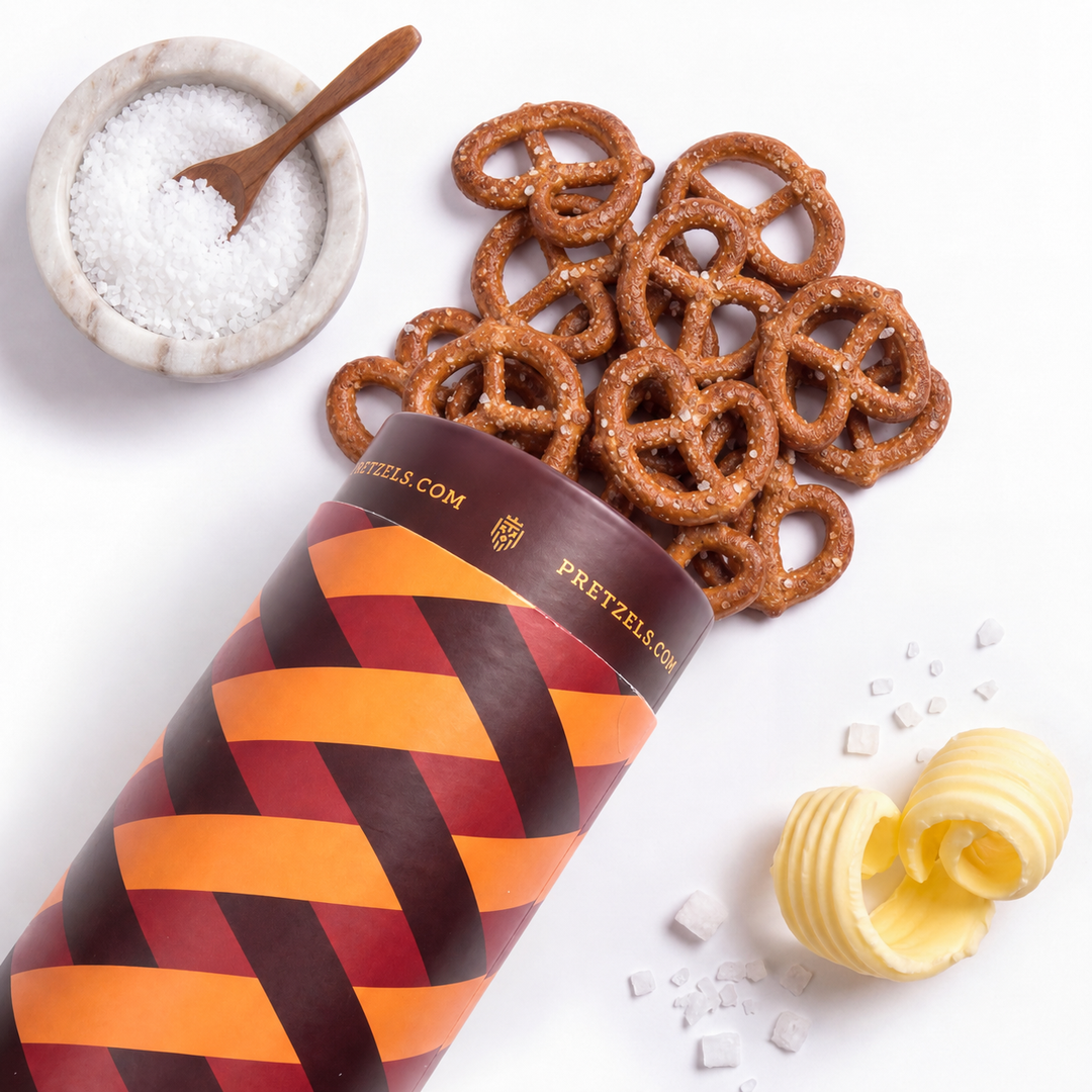 Sourdough Buttered Sea Salt Pretzels - Treats Live