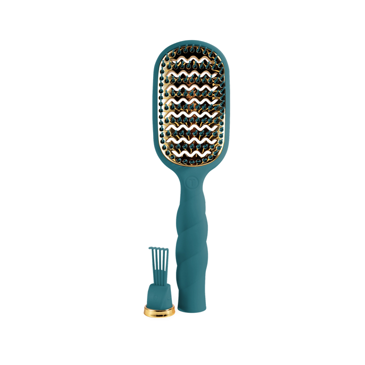 Teal With It Vented Hair Brush by Teleties