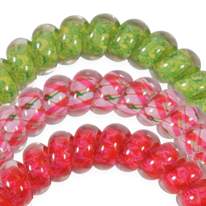 Teleties Hair Tie - Large Band Pack of 3 - And to All a Good Night (Ships in 1-2 Weeks)