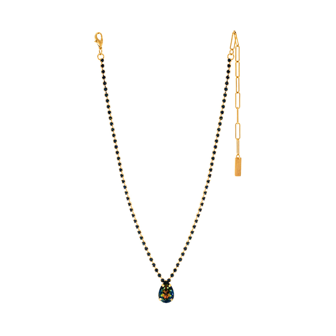 Bohemian Wonderland Milli Necklace - Navy / Volcano