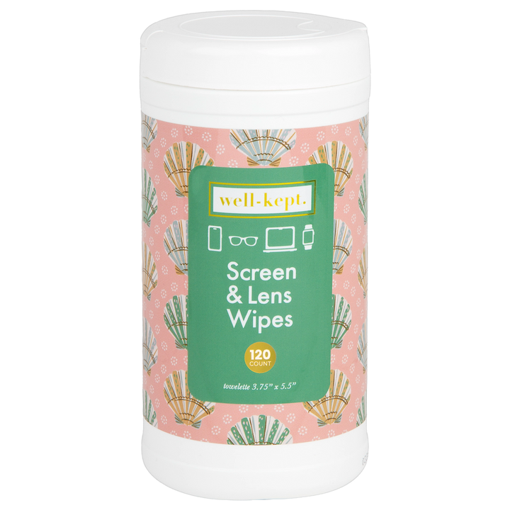 Screen & Lens Wipes Canister - Harbour Island by Well-Kept (Preorder: Ships in 2-3 Weeks)