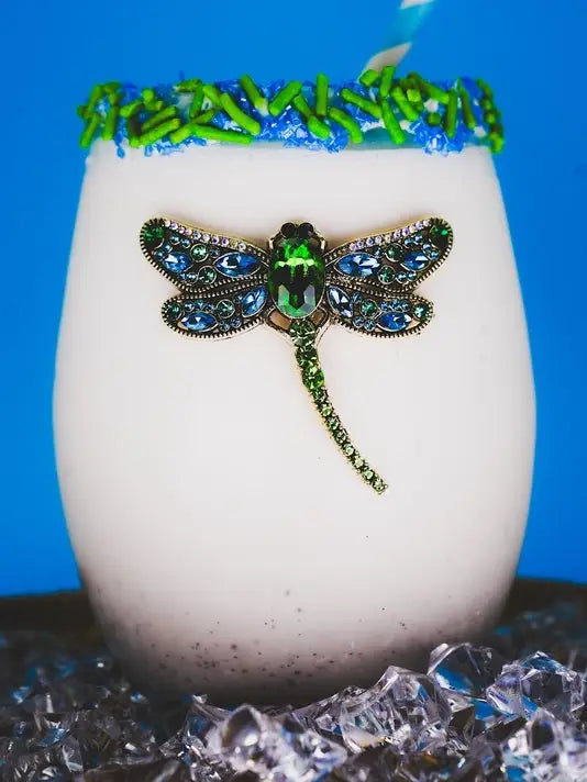JUNE PREORDER: Dragonfly Stemless by the Queens Jewels (Ships in 2-3 Weeks)