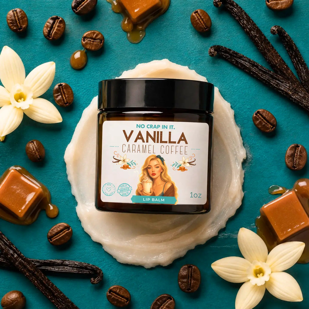 Lip Balm - Vanilla Caramel Coffee by No Crap In It (PREORDER: Ships in 2-3 Weeks)