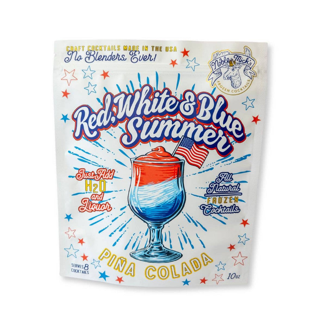 Red, White & Blue Summer - Pina Colada Frozen Cocktail