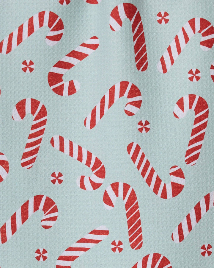 Peppermint Twist Bar Towel by Geometry