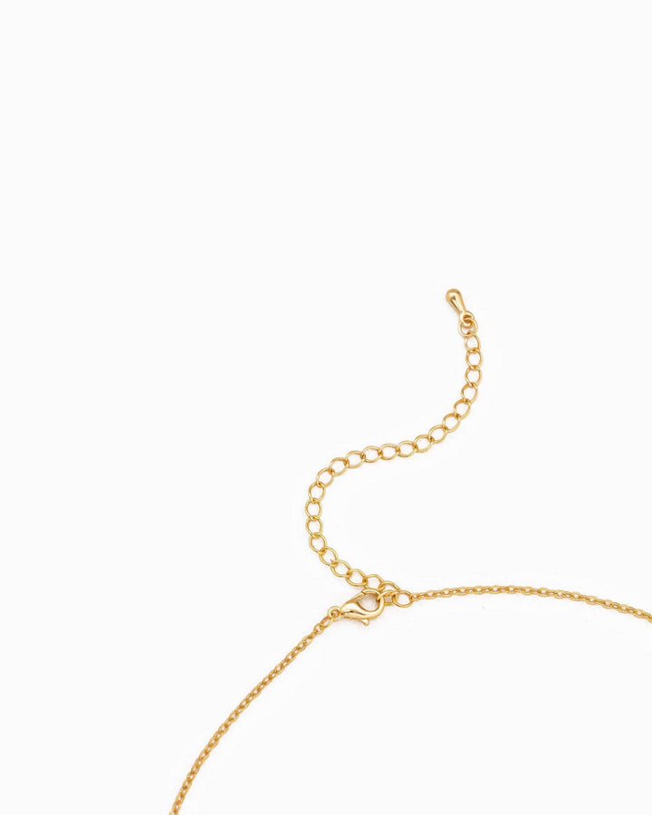Once Upon a Rose Heart Western Necklace - Blue