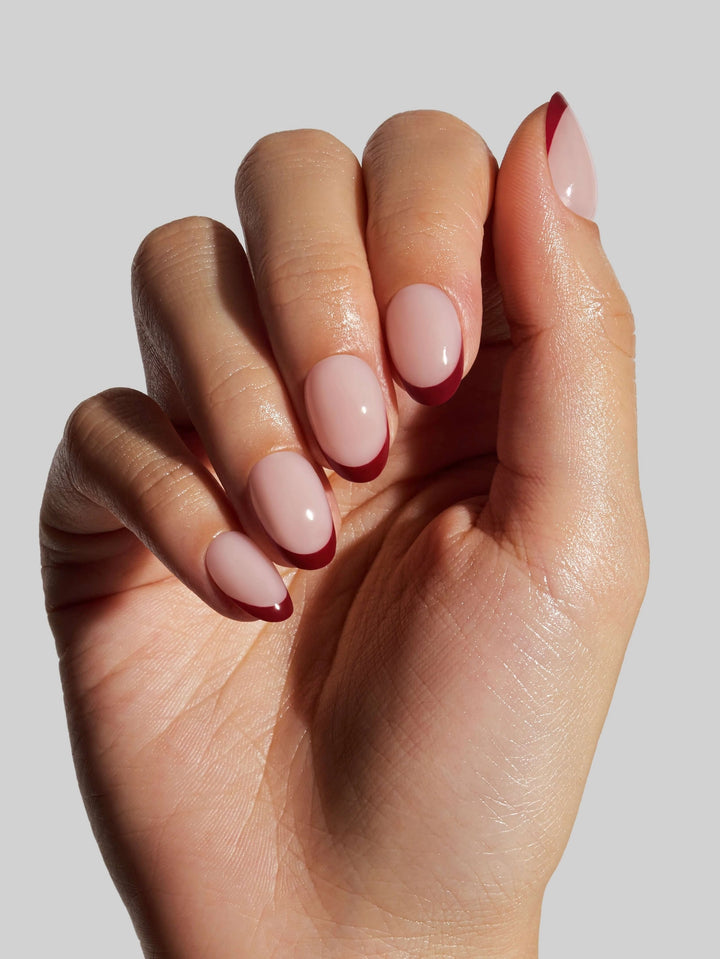 French Rouge (Extra Short Round) Press-On Nails by Celebritips