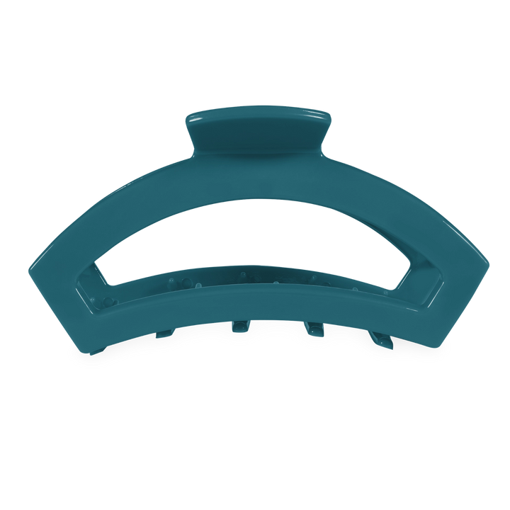 Large Teleties Open Claw Clip - Teal With It