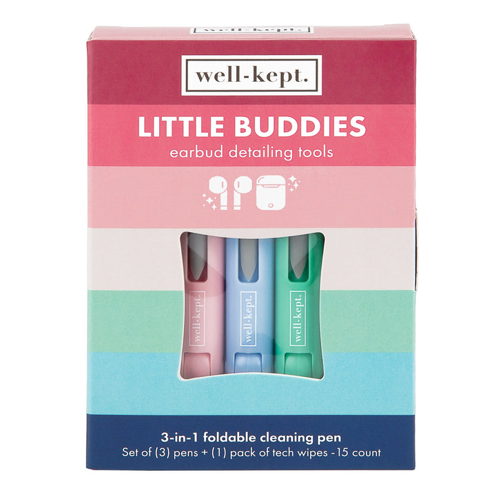 Little Buddies Earbud Cleaning Kit - Better Days by Well-Kept (Preorder: Ships in 2-3 Weeks)