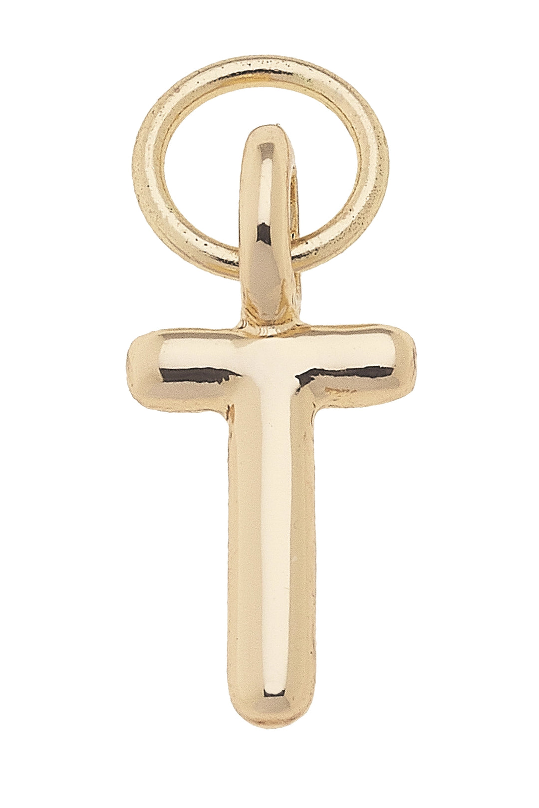 Mini Initial Charm in Shiny Gold By Canvas