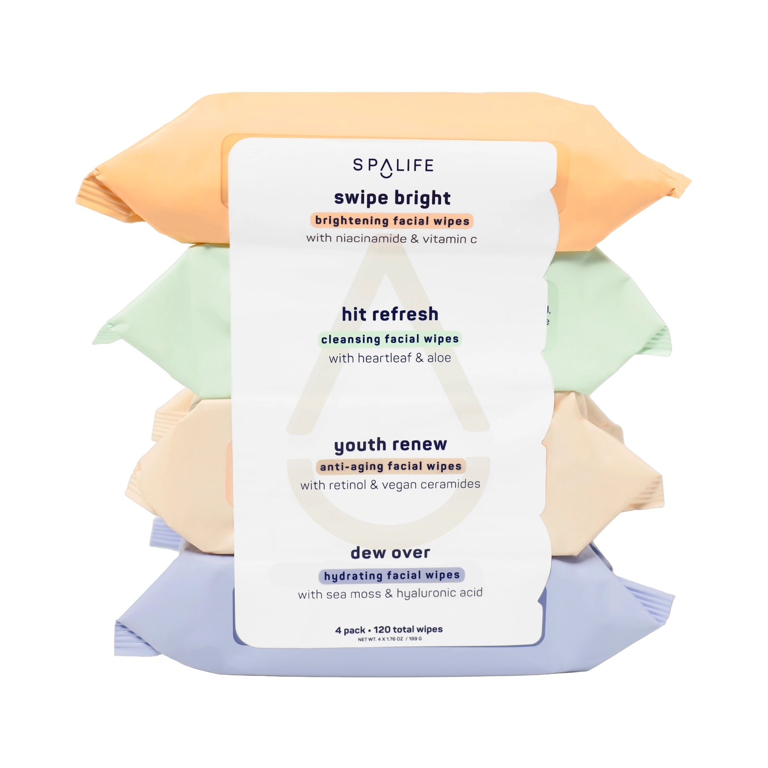 Makeup Remover Facial Wipes - 4 Pack