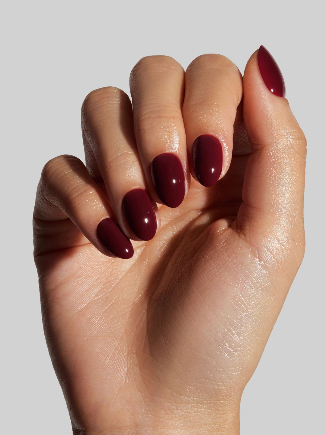 Bordeaux (Extra Short Almond) Press-On Nails by Celebritips